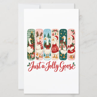 Papier Juste un Noël d'oie joyeuse