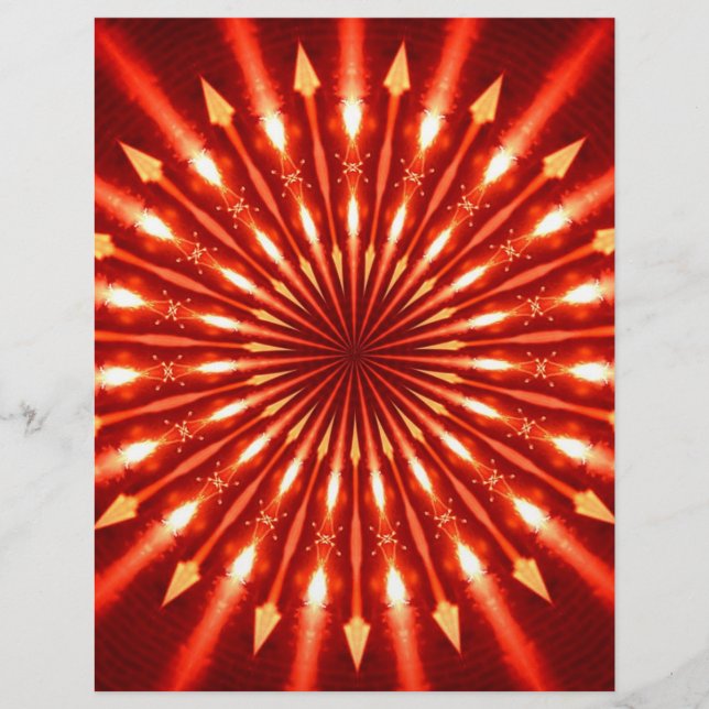 Papier kaléidoscope à flèches (Devant)