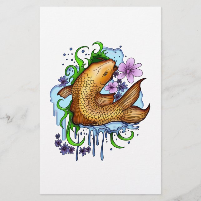Papier Koi Fish (Devant)