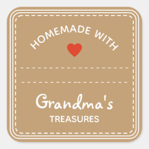 Papier Kraft Brown Jar Étiquettes Blank Textbox Co