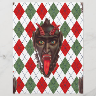 Papier krampus de Noël