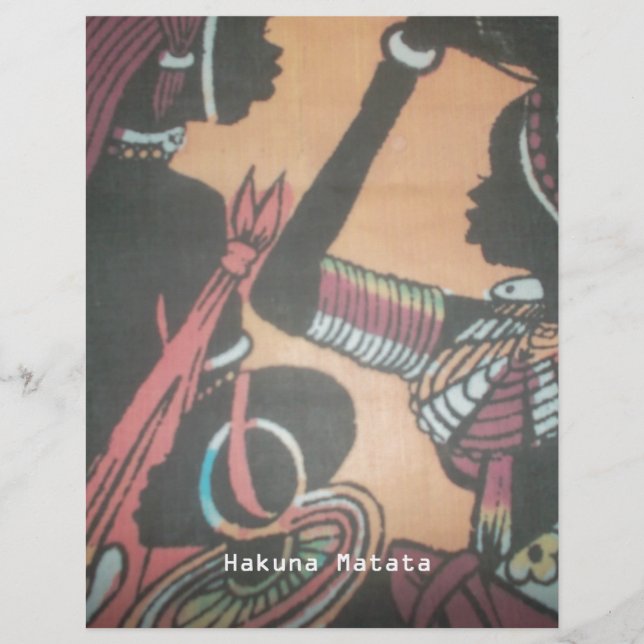 Papier La beauté intemporelle de la tradition Masaï (Devant)