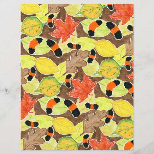 Papier La chenille de Woollybear (Devant)