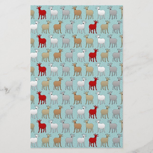 Papier La chèvre rouge (Devant)