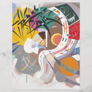 Papier La courbe dominante de Kandinsky Abstraite