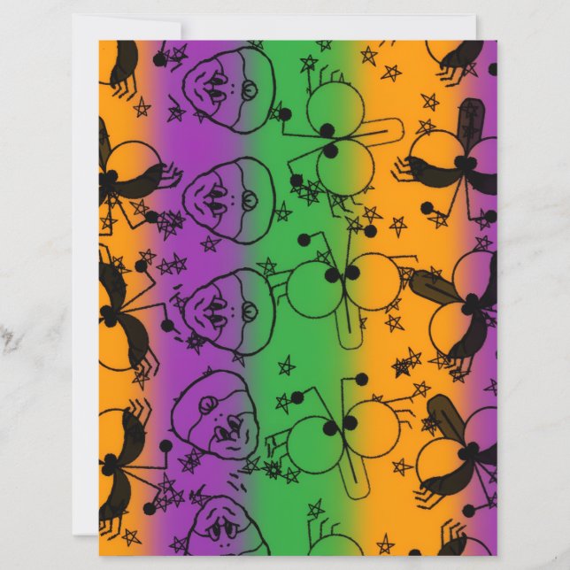 Papier La ferraille d'Halloween amusant ! (Devant)