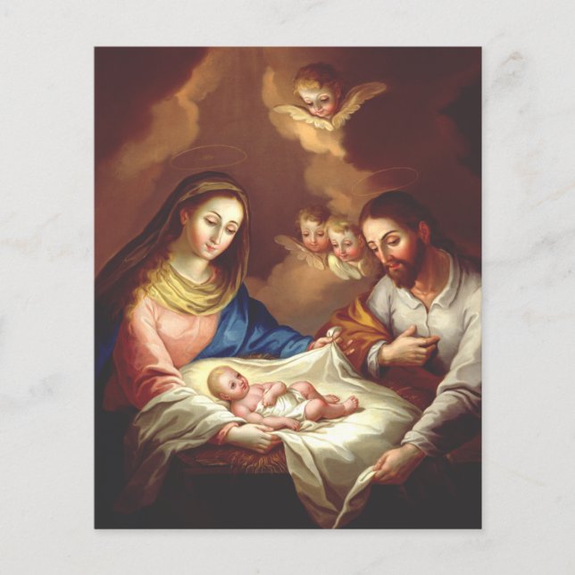 Papier La Nativité de Jésus-Christ (Devant)