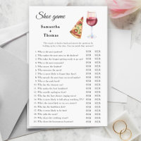 La parfaite paire nuptiale douche Chaussure jeu