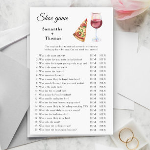 Papier La parfaite paire nuptiale douche Chaussure jeu