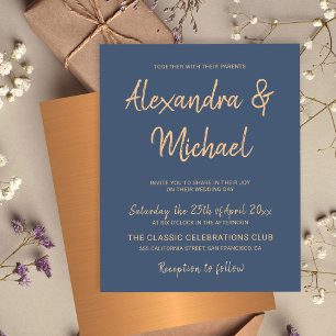 Papier La typographie budgétaire faire-part de mariage en