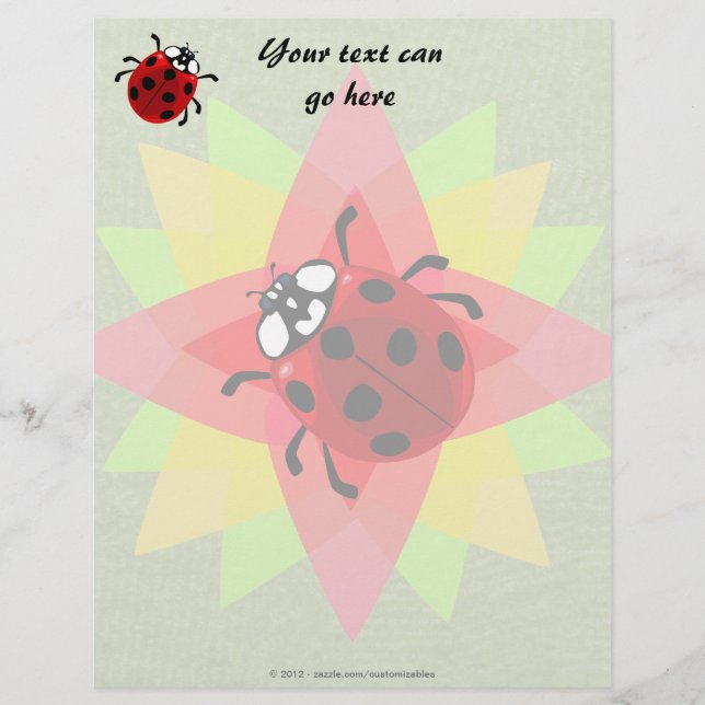 Papier Ladybug à sept points (Devant)