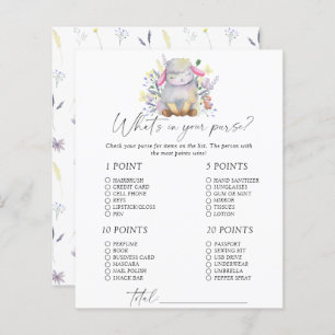 Papier Lamb - Ce qui est dans votre sac à main