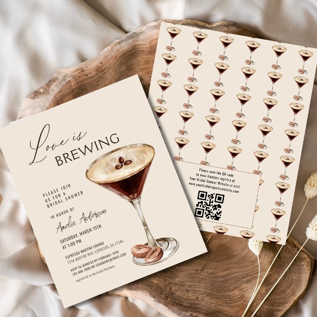 Papier L'amour brasse la Fête des mariées Espresso Martin (Créateur téléchargé)