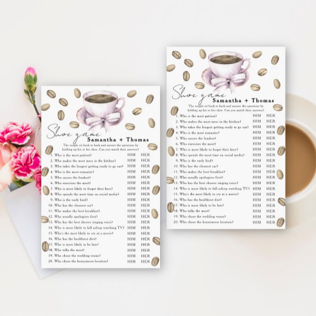 Papier L'amour brasse nuptiale douche jeu de chaussures (Créateur téléchargé)