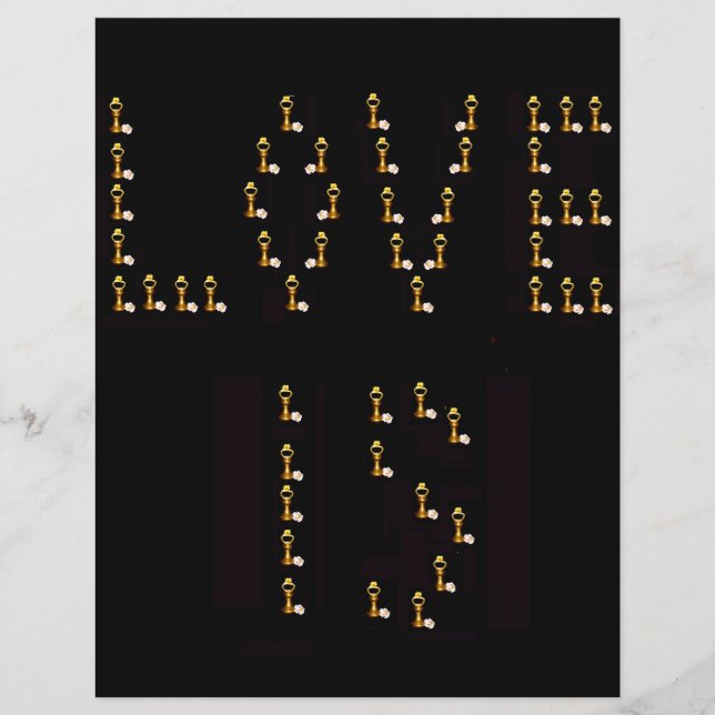 Papier L'amour est (Devant)