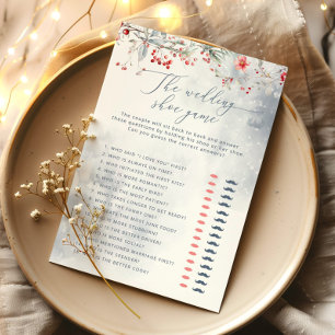 Papier L'amour hivernal dans la neige La chaussure mariag