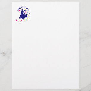 Papier L'amour pour la danse