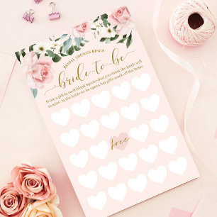 Papier Lancer de bouquet de mariage Bingo Future Mariée A