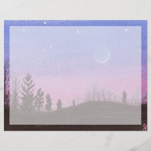 Papier Lansing Moon and Stars