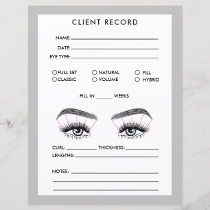 Papier Lash Client Record Ajouter un logo