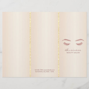 Papier Lashes Artiste de maquillage de salon Ivory Pearl