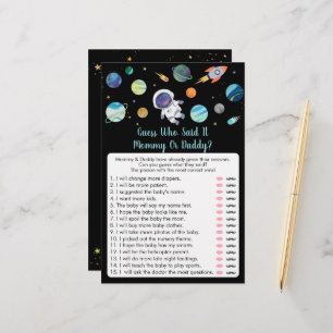 Papier L'Astronaute De L'Espace Devine Qui A Dit Que C'Ét