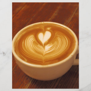 Papier Latte Art Coffee Love