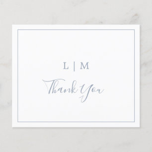 Papier Lauren Dusty Blue Budget Mariage Merci