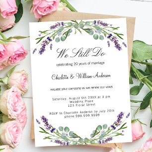 Papier Lavande fleurs violettes budget voeu renouvellemen