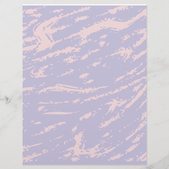 Papier Lavender Abstrait (Devant)