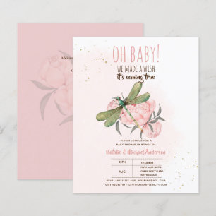 Papier LE BUDGET DRAGONFER Un Baby shower Souhaitable Flo