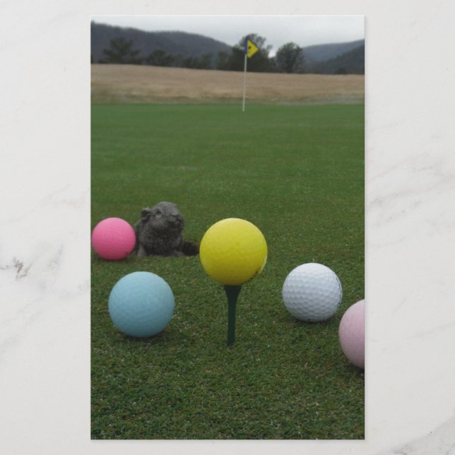 Papier Le golf de Pâques (Devant)