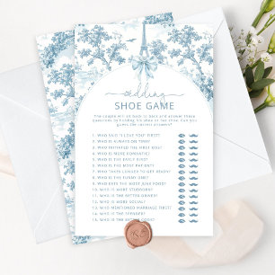 Papier Le jeu de chaussures mariage Toile Mariée français