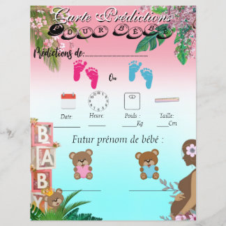 Papier Le Jeu Prédiction Bébé