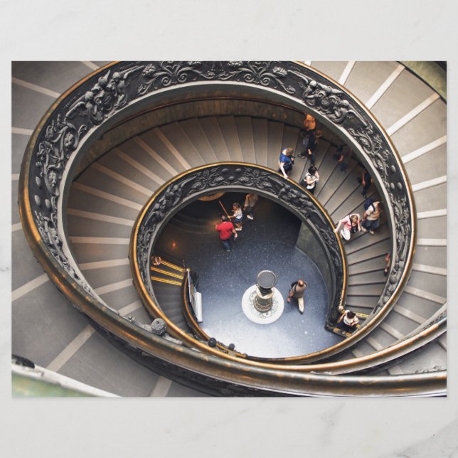 Papier Le musée du Vatican (Devant)