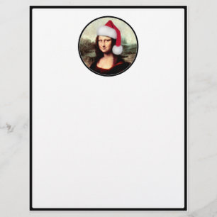 Papier Le Père Noël de Mona Lisa