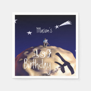 Papier LE PETIT PRINCE 1ER ANNIVERSAIRE serviettes en pap