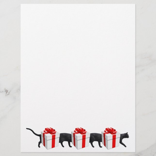 Papier Le plus long chat du monde (Devant)