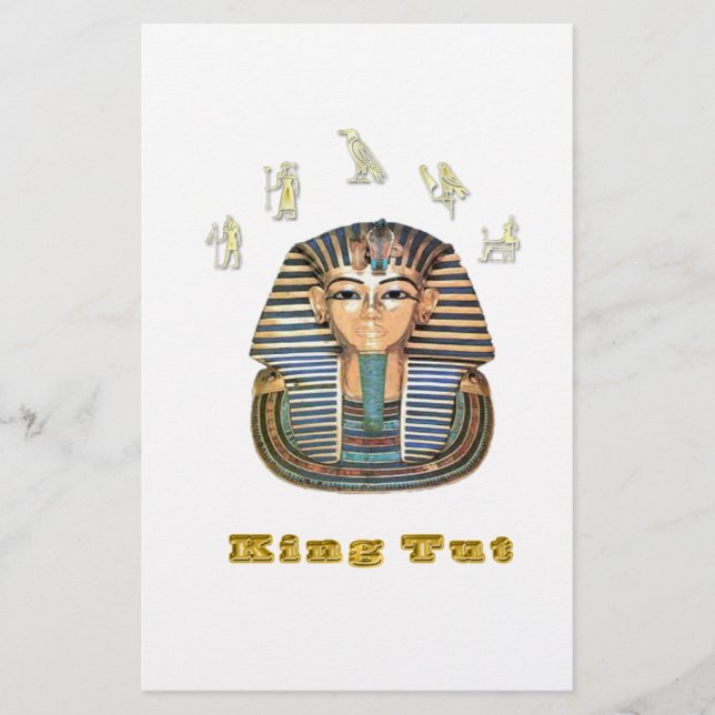 Papier Le roi Tut et l'Egypte (Devant)