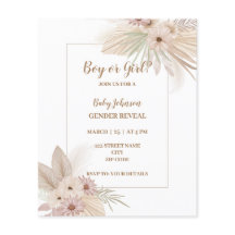Le thème Neutre Boho révèle l'invitation
