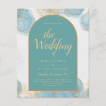 LeahG INK Verre de mer Turquoise Turquoise or INVI