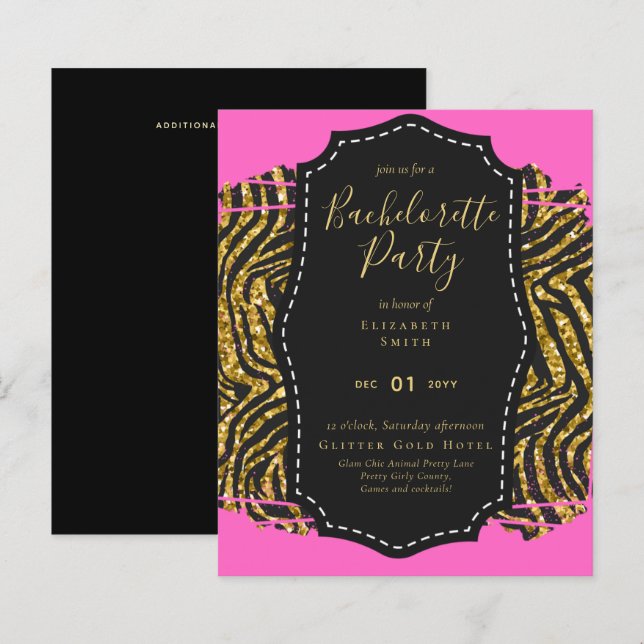 Papier LeahG Jolie Fille Enterrement de Vie de Jeune Fill (Devant / Derrière)