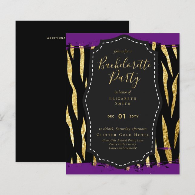 Papier LeahG Jolie fille Posters de animaux de Glam Bache (Devant / Derrière)
