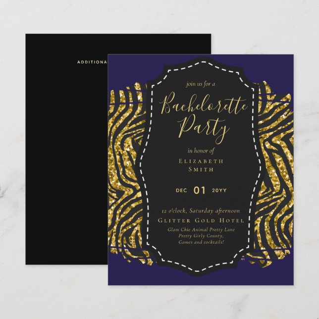 Papier LeahG Jolie fille Posters de animaux de Glam Bache (Devant / Derrière)