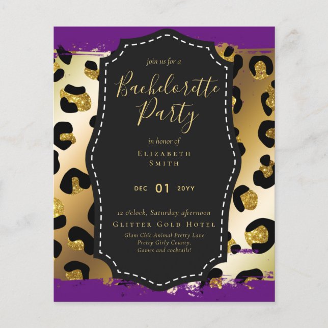 Papier LeahG Jolie fille Posters de animaux de Glam Bache (Devant)