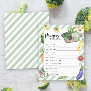 Papier Légumes - Jeu de fête prières pour bébé