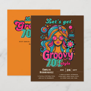 Papier les années 70 soirée d'anniversaire Boogie Retro D