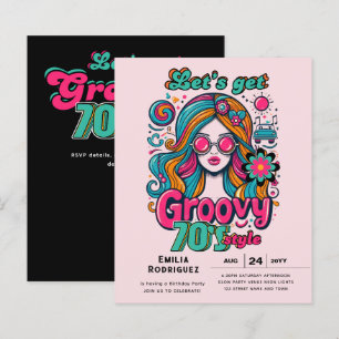 Papier les années 70 soirée d'anniversaire Boogie Retro D