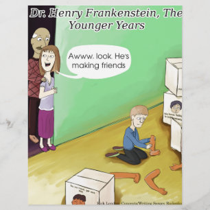 Papier Les années de jeunesse du Dr Henry Frankenstein