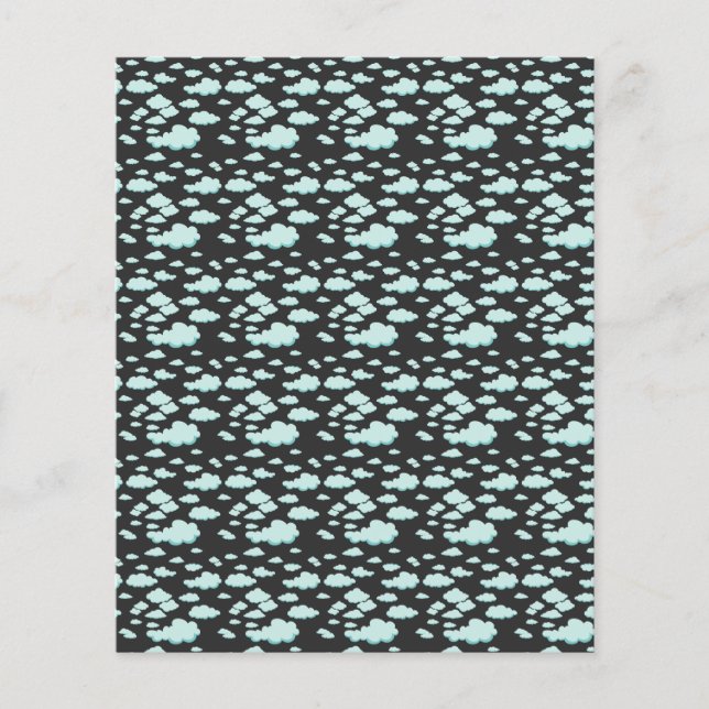 Papier Les clouds bleus (Devant)